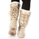27. Rieker W RKR640 wasserdichte hohe Schneestiefel beige