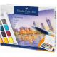 FABER CASTELL CS Aquarellfarben, 36 Farben, Würfel