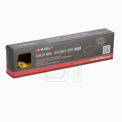6. Übungsbänder HMS GU05 GELB 6,4 x 4,5 x 2080 MM 17-33-020