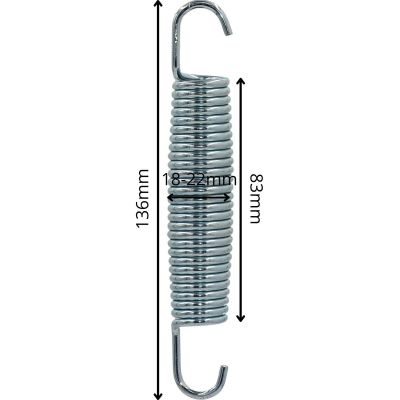 8. Feder für Trampolin 136mm Enero