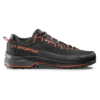 2. La Sportiva TX4 Evo GTX Zustiegsschuhe – Carbon/Tomate