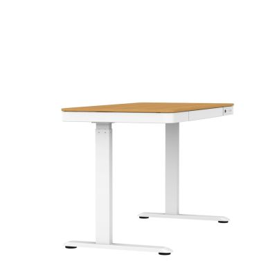 21. ACTIVEJET Schreibtisch mit elektrischer Höhenverstellung, Höhe 120x60 ET119S weiß/eiche