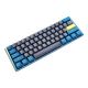 Ducky One 3 Daybreak Mini Gaming-Tastatur USB Deutsch Schwarz, Blau, Grün
