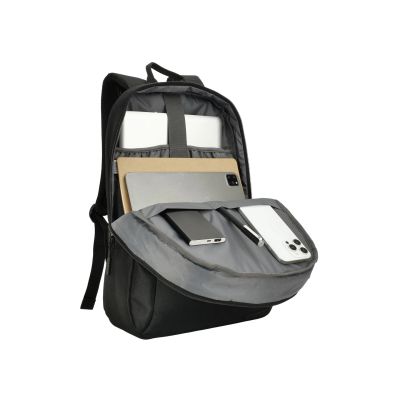 5. CONCEPTRONIC Notebook-Rucksack 15" Multi-Fächer-Design schw.
