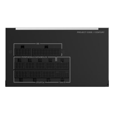 6. Montech CENTURY II Netzteilmodul 850 W 20+4 Pin ATX Silber, Schwarz