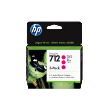 HP 3ED78A 712 DesignJet Tinte 29 ml (3 Stück) Magenta