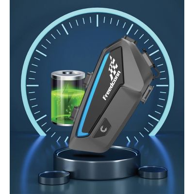 5. FreedConn FX Schwarze Motorrad-Intercom