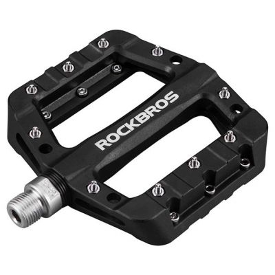 Rockbros 2017-12CBK Nylon-Fahrradpedal-Set, Schwarz