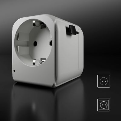 4. SBS Universal-Reiseadapter – EU 2xUSB-A – weiß