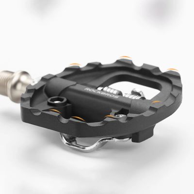 3. Rockbros M108 Nylon Half-Lock Doppelseitige Fahrradpedale - Schwarz