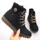33. Wasserdichte schwarze Damen-Trekkingstiefeletten Rieker Y3433-00