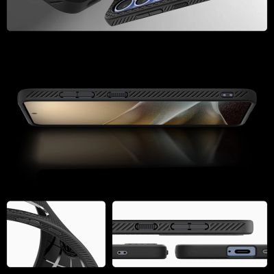 18. Spigen Liquid Air Hülle für Samsung Galaxy S25 – mattschwarz