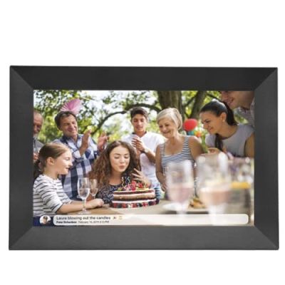 10. Denver PFF-1024BMK2 Digitaler Bilderrahmen, Schwarz, 25,6 cm (10,1") Touchscreen, WLAN