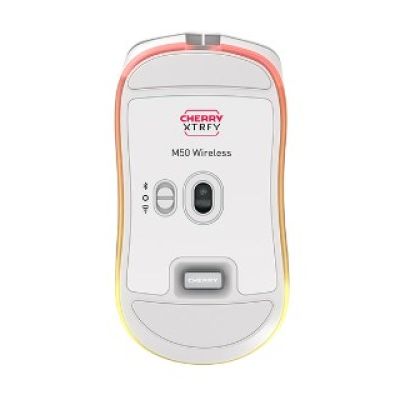 6. CHERRY XTRFY M50 kabellose Maus weiß