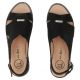 4. Schwarze Damen-Ledersandalen Filippo DS4470