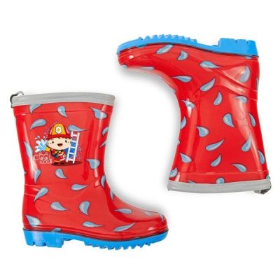 5. Perletti Kinder-Regenstiefel „Kleiner Feuerwehrmann“ für Jungen