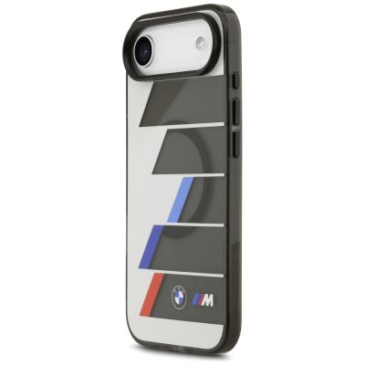 2. BMW M IML Metallknöpfe, dreifarbige Linien, MagSafe-Hülle für iPhone Air – Grau