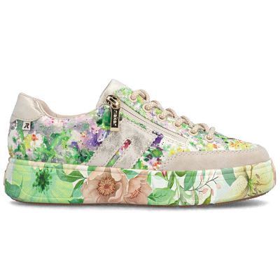 4. Grüne Plateau-Schuhe für Damen von Rieker, Modell M7711-91