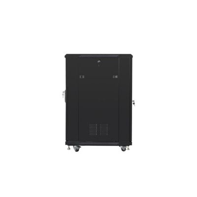 9. Rackschrank Lanberg FF01-6822-12B (22 HE; 19''; 1160 mm / 600 mm / 800 mm; Standgerät; Glas; 800 kg; schwarz)
