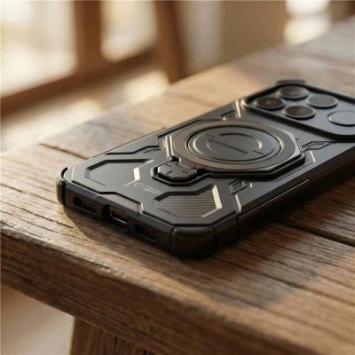 7. Tech-Protect TacticStand MagSafe Hülle für Xiaomi Poco F8 Ultra – Schwarz