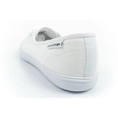 4. Lacoste Damen-Sneaker Median Ballerinaschuhe weiß