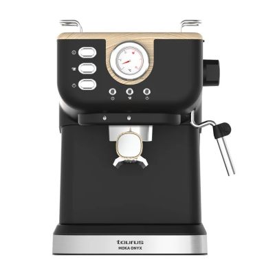 Taurus Onyx Moka 1050W Espressomaschine | 20 Bar Holz