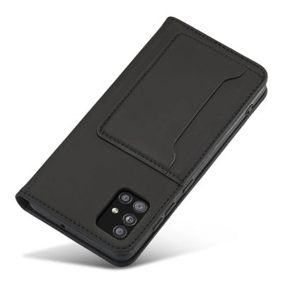 7. Magnetkartenetui für Xiaomi Redmi Note 11 Pro Pouch Wallet Card Holder Schwarz