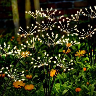 13. Solarlampe Löwenzahnbaum Feuerwerk 72 cm 60 LED