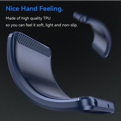 4. Carbon Case für Xiaomi Redmi Note 13 Pro - blau
