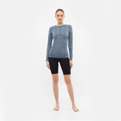 VIKING Lana Pro Longsleeve Merino Damen Unterwäsche Größe M Grau