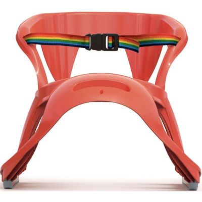 4. KUNSTSTOFFSCHLITTEN MIT RÜCKENLEHNE 88x45x42CM ROT