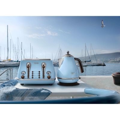 15. DeLonghi KBOV 2001.AZ Wasserkocher 1,7 l Blau 2000 W