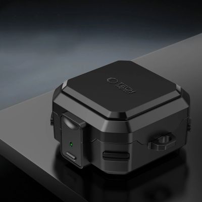 4. Tech-Protect Carbonox MagSafe Hülle für Samsung Galaxy Buds 4 / 4 Pro – Schwarz