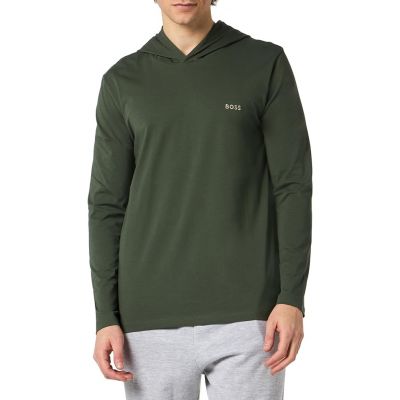 BOSS Herren Longsleeve Mix & Match Dunkelgrün (50515306-305)