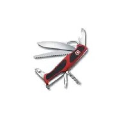 12. Victorinox RangerGrip 79 Taschenmesser, 12 Funktionen, 130 mm, rot-schwarz