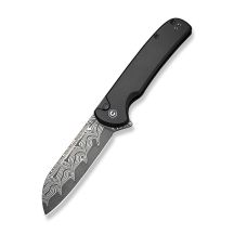 CIVIVI Chevalier II Aluminium-Messer mit schwarzem Damast