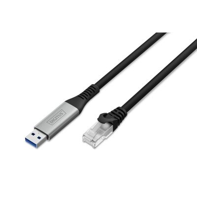 Digitus USB-A - RJ45 Ethernet-Kabel, 1 Gbit/s, 15 m