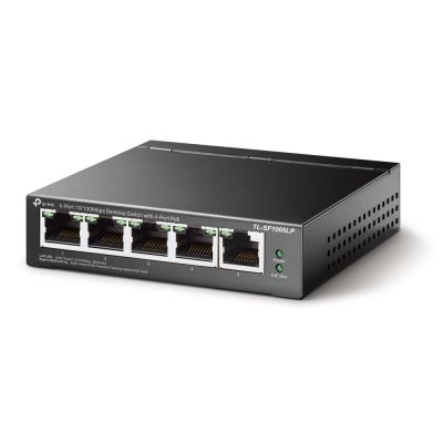 2. TP-LINK TL-SF1005LP Netzwerkkabel, unmanaged Fast Ethernet (10/100) mit PoE-Unterstützung, Schwarz