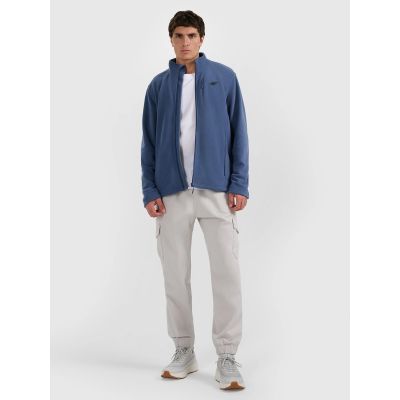 3. Herren-Fleecejacke Regular mit Stehkragen 4F 4FRMM00TFLEM435-32S