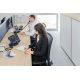 4. Alcatel-Lucent Enterprise ALE-300 VoIP-Telefon mit blauem LCD-Display