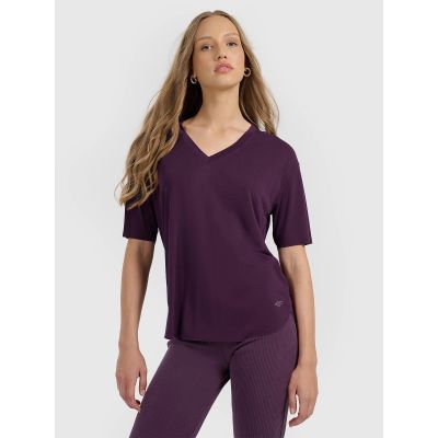 Oversize-T-Shirt für Damen aus Modal 4F 4FRAW25TTSHF3283-50S
