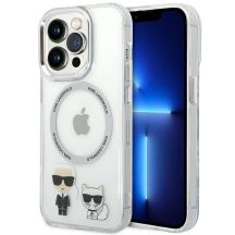 Karl Lagerfeld KLHMP14XHKCT iPhone 14 Pro Max 6,7" Hardcase transparent / transparent Karl & Choupette Aluminium Magsafe