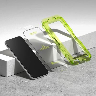3. Ringke Easy Slide 2er-Pack Panzerglas für iPhone 17 Air - Schwarz