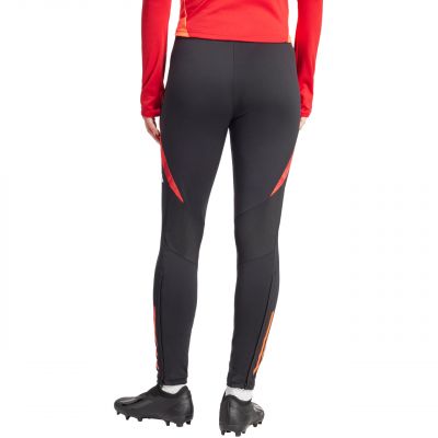 3. adidas Tiro 24 Wettkampf-Trainingshose für Damen, Schwarz und Rot, IS1637
