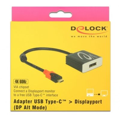2. DeLOCK 63312 externe USB-Grafikkarte 4096 x 2160 px Schwarz