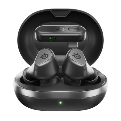 SteelSeries Arctis GameBuds für Xbox Series X/S Bluetooth-In-Ear-Kopfhörer, geräuschunterdrückend, kabellos, Schwarz