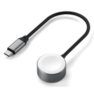 2. Satechi USB-C Schnellladekabel – USB-C-Ladekabel für Apple Watch, 5 W, 20 cm (Space Grau)