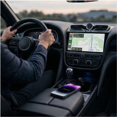 9. Tech-Protect Ultraboost CA01 USB Bluetooth 5.4 Apple CarPlay / Android Auto Adapter - Schwarz