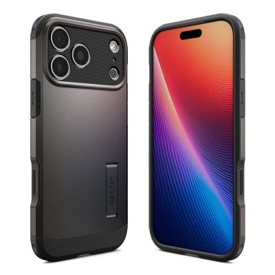 7. Spigen Tough Armor "T" MagSafe Case für iPhone 17 Pro Max - Grau