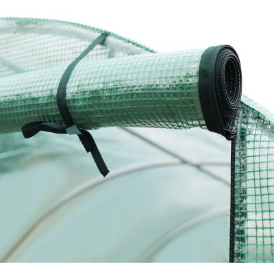 6. Gewächshaus-Gartentunnel 200x200x200CM PE-Grünstahlkonstruktion